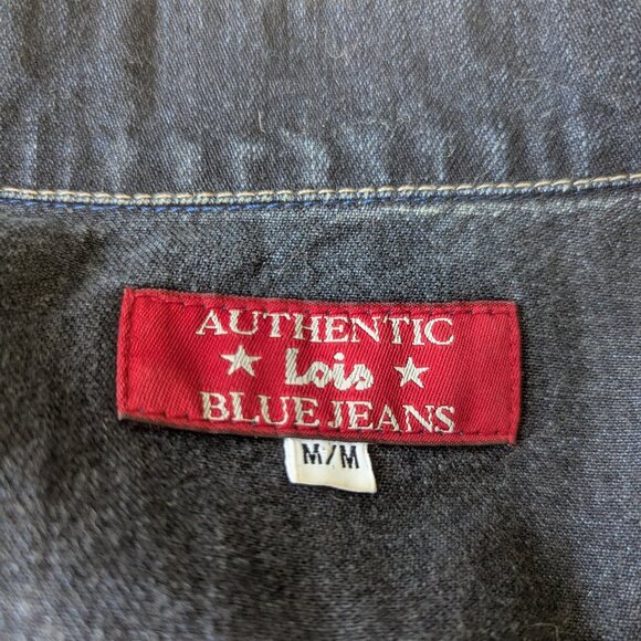 90s Dark Wash Oversized Jean Jacket - Picture 8 of 11